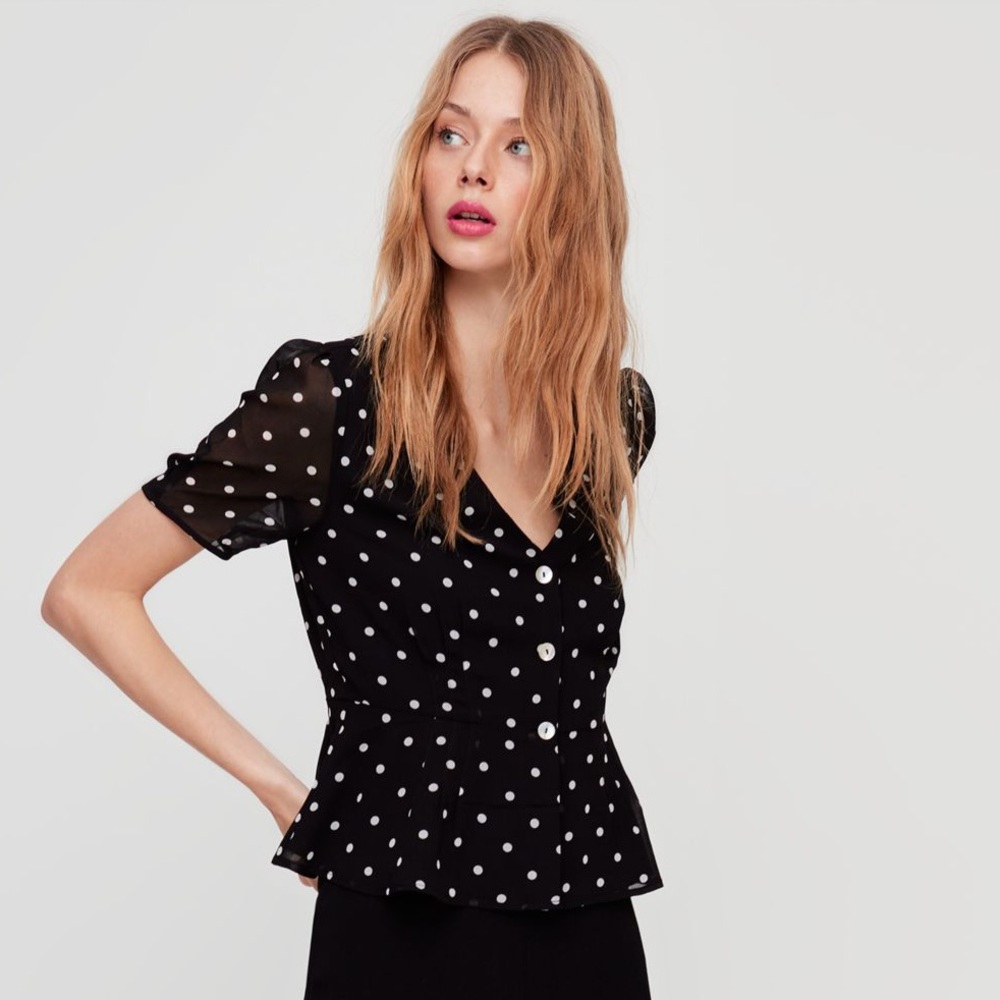 Aritzia Wilfred Button Front Blouse